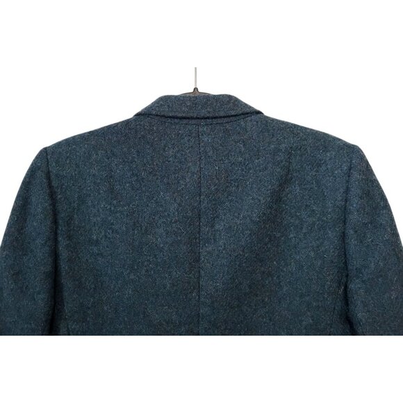 Charter Club Petites Wool Blazer Blue-Green Hong Kong Tailored Academia - Picture 8 of 14